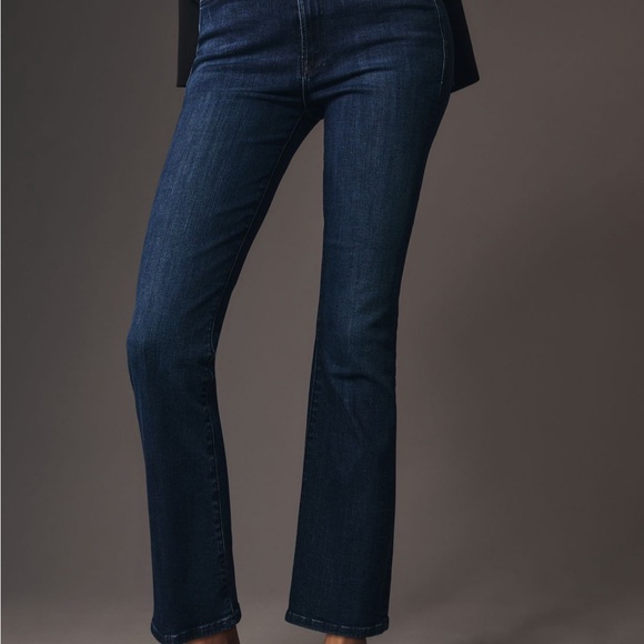 MOTHER Dark Blue Flare Jeans - Picture 2 of 4